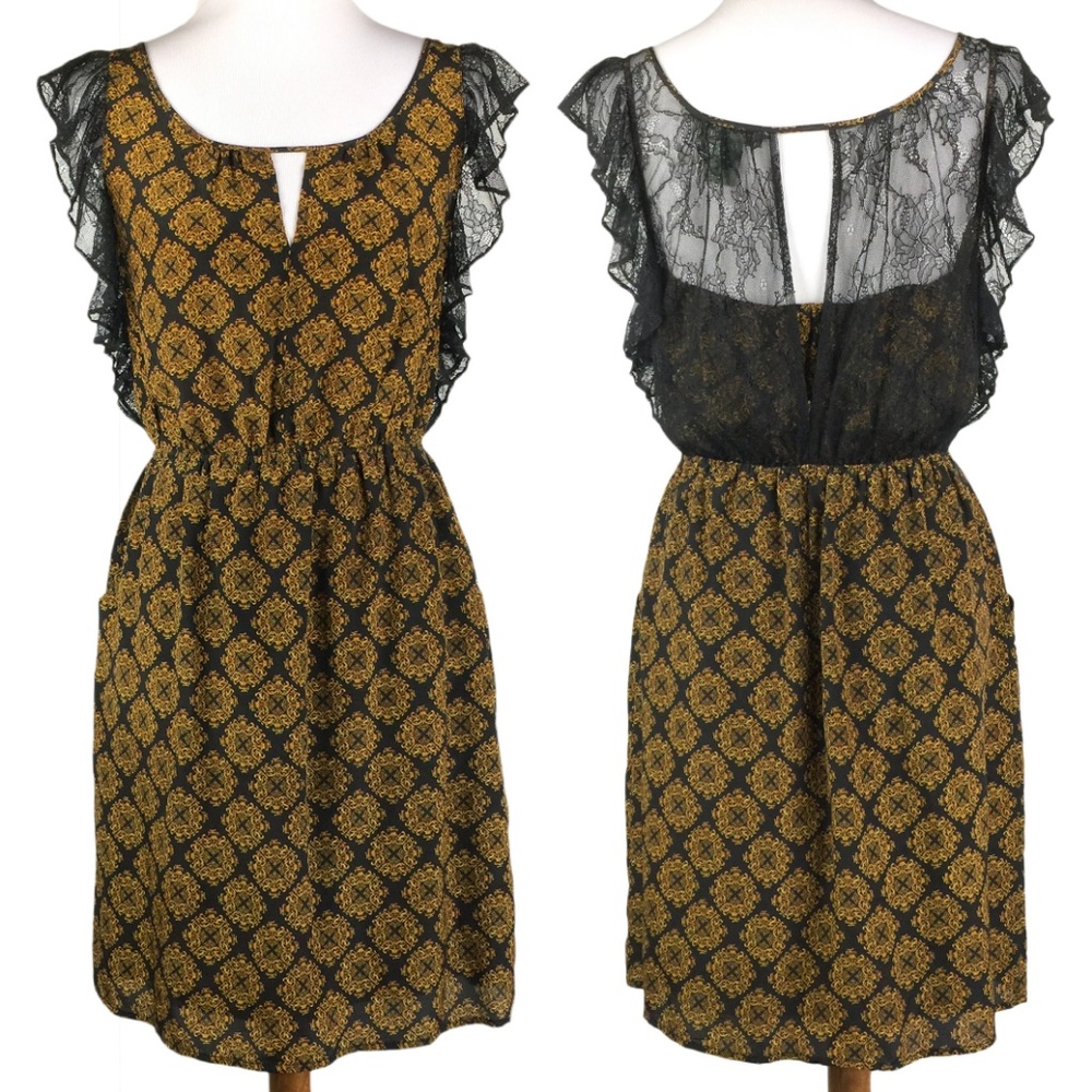 Anthropologie Maple Silk Dress